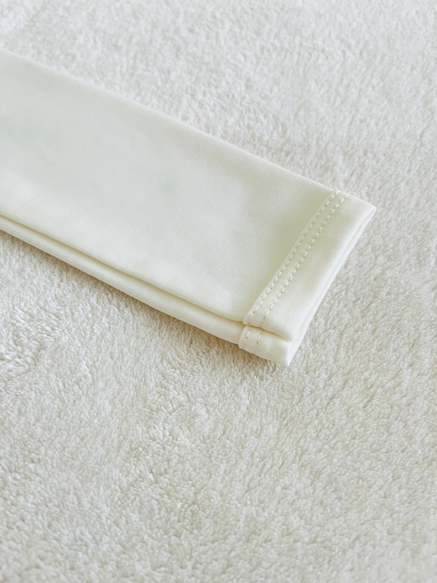 Cotton Singlet Bodysuit | Ivory