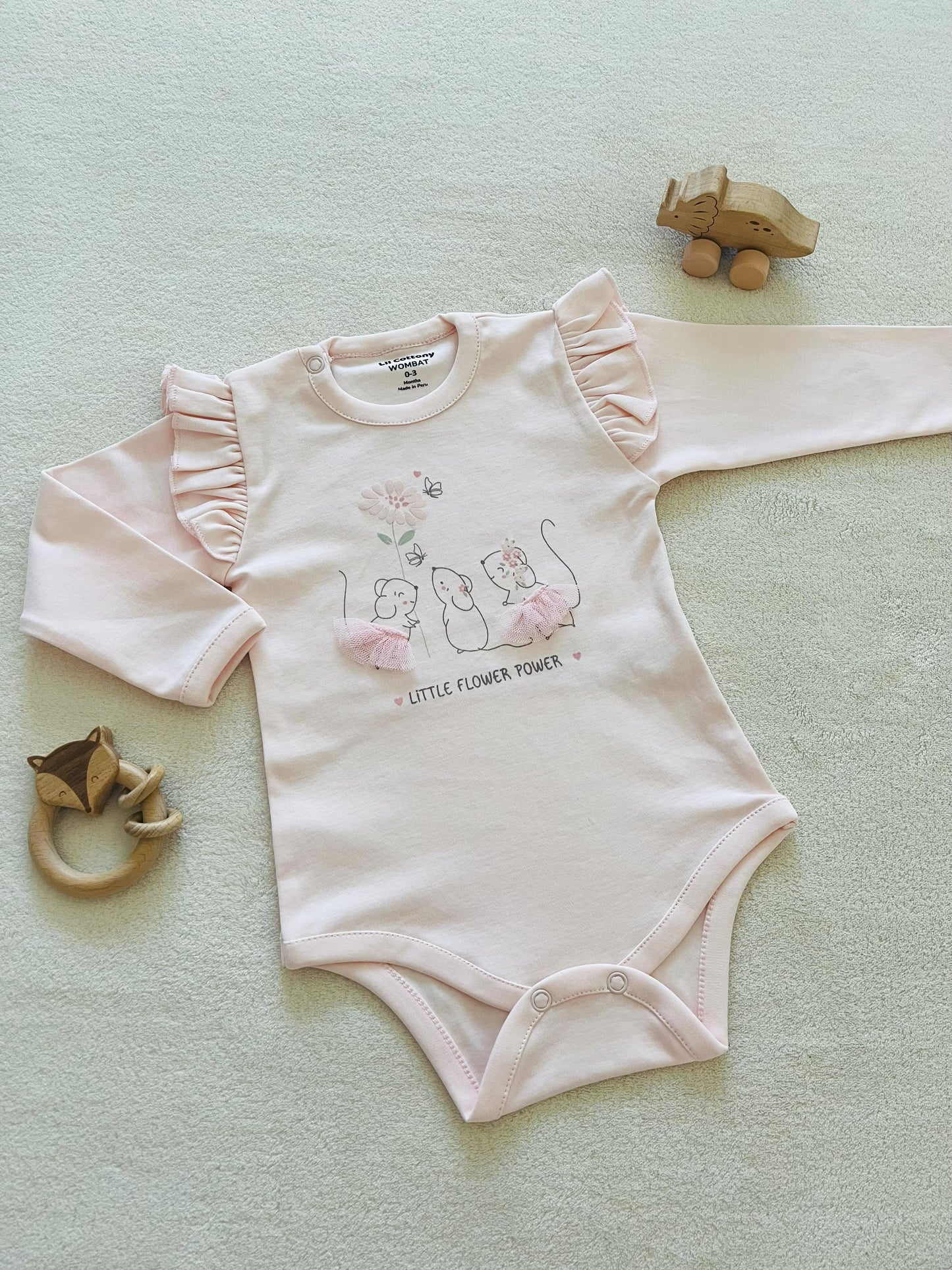 Cotton Newborn Set | Pink Mice
