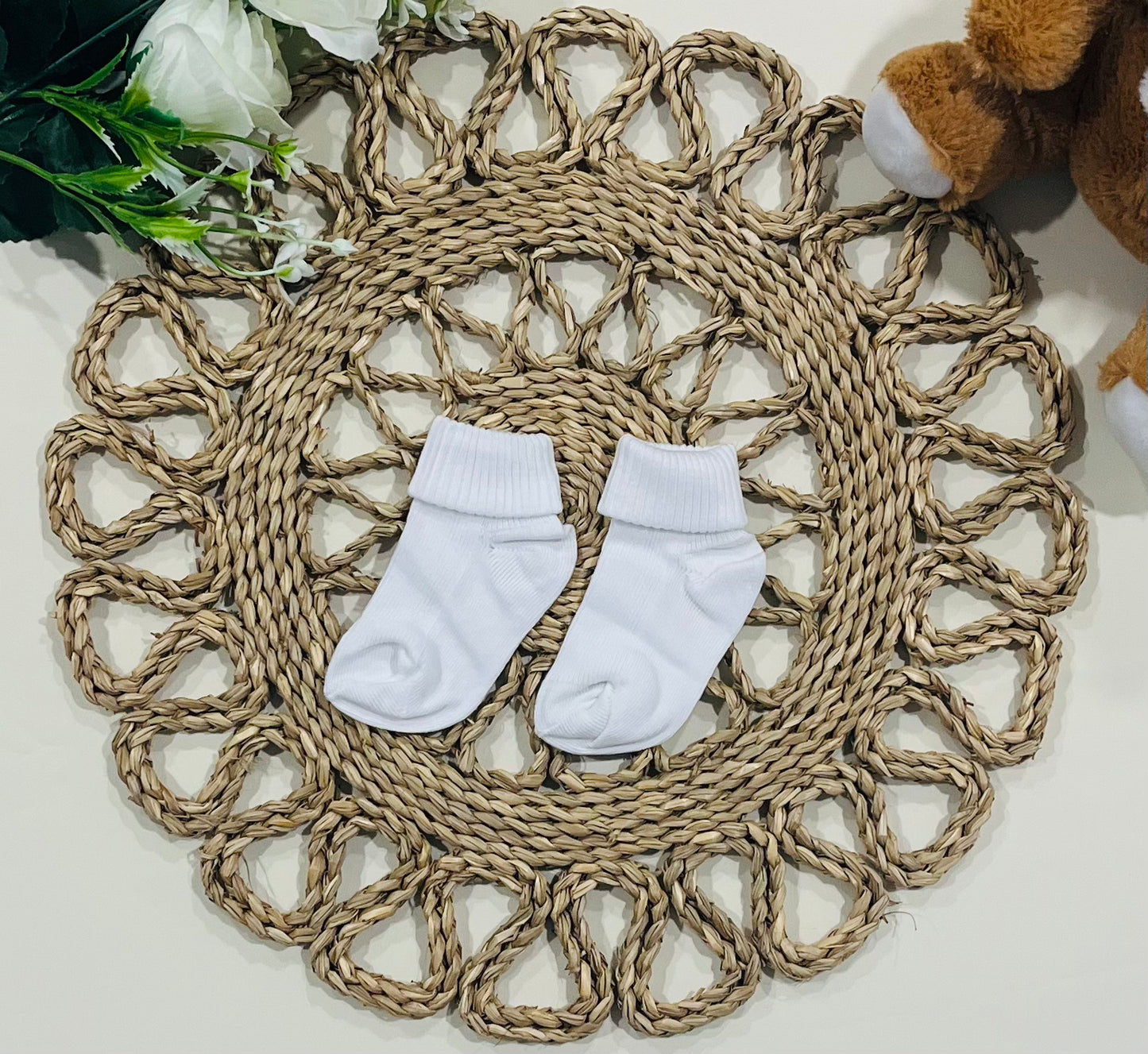 Ribbed Cotton Socks