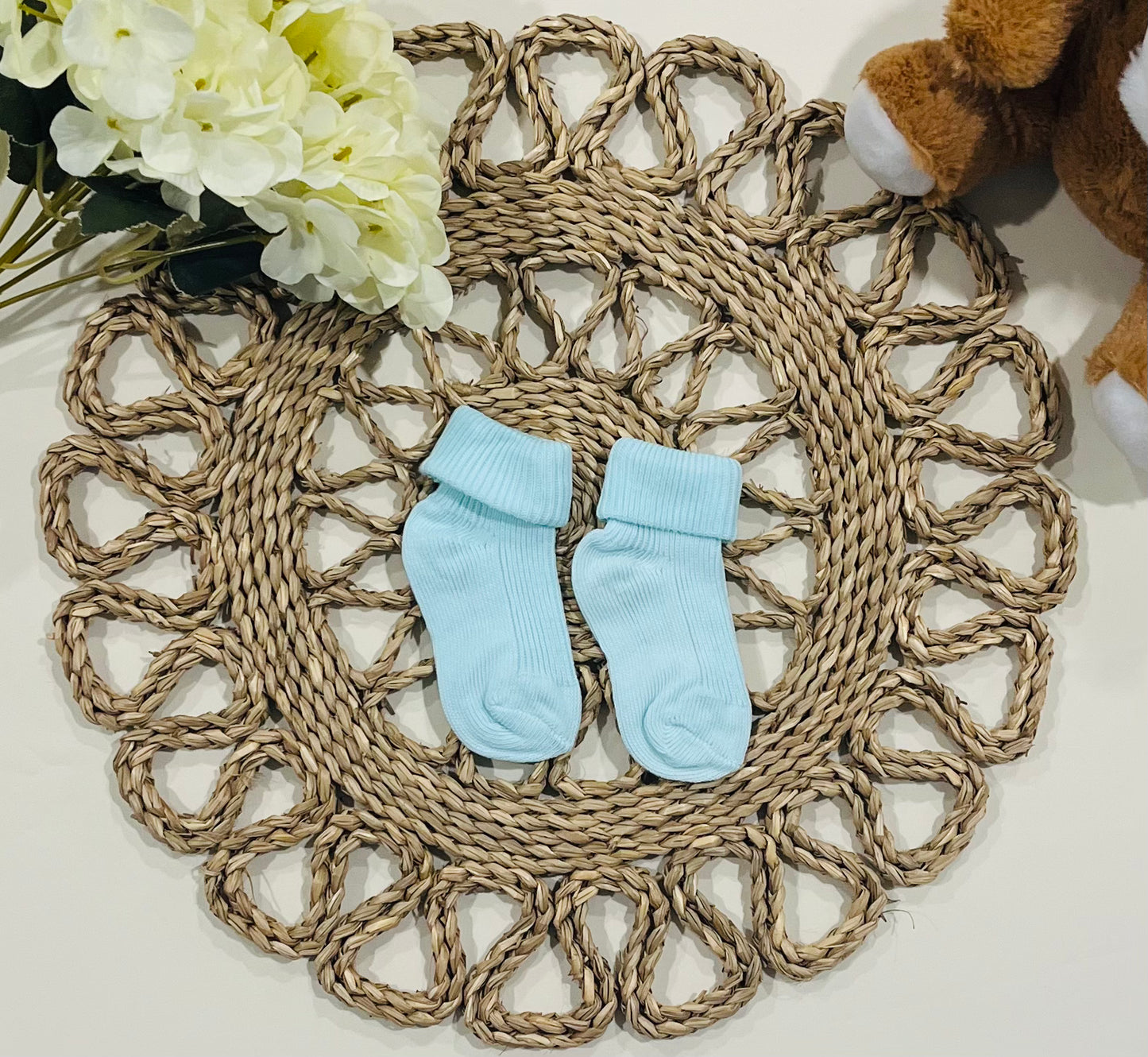 Ribbed Cotton Socks