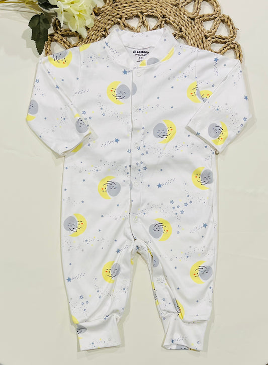 Cotton Growsuit | Moon Design