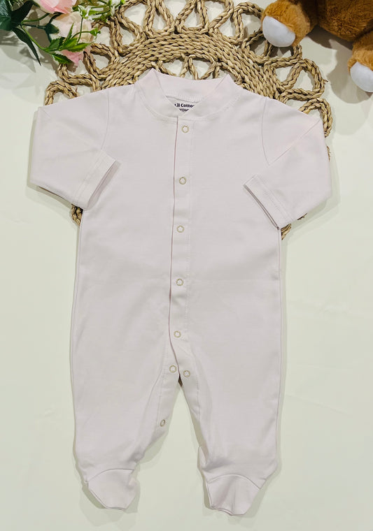 Cotton Growsuit | Light Pink