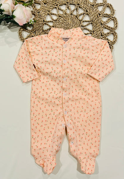 Cotton Growsuit | Flowers Design
