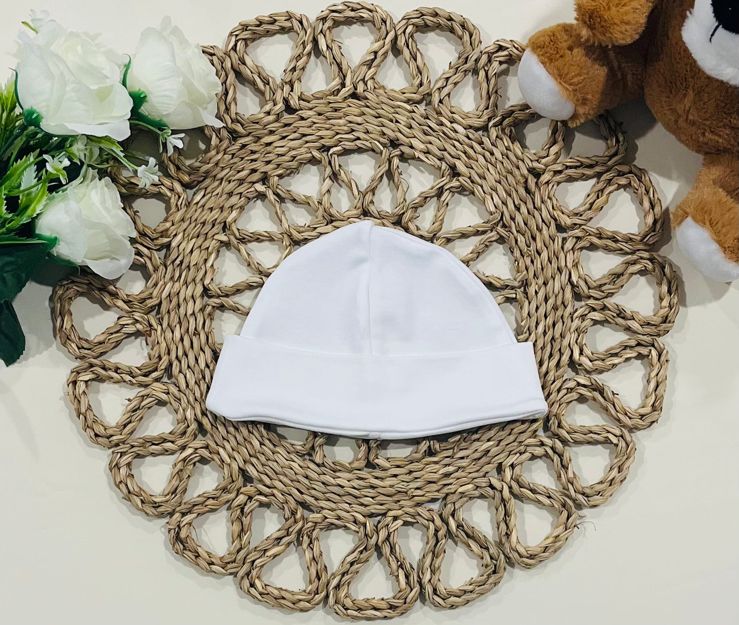 Cotton Beanie | White