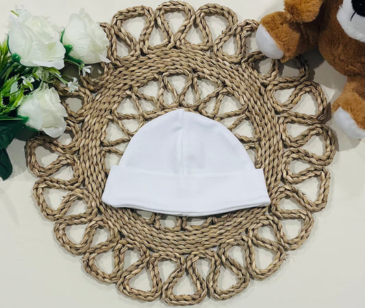 Cotton Beanie | White