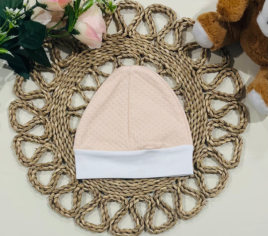 Cotton Beanie | Peach