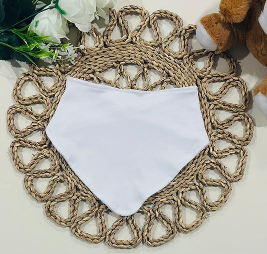 Bandana Bib | White