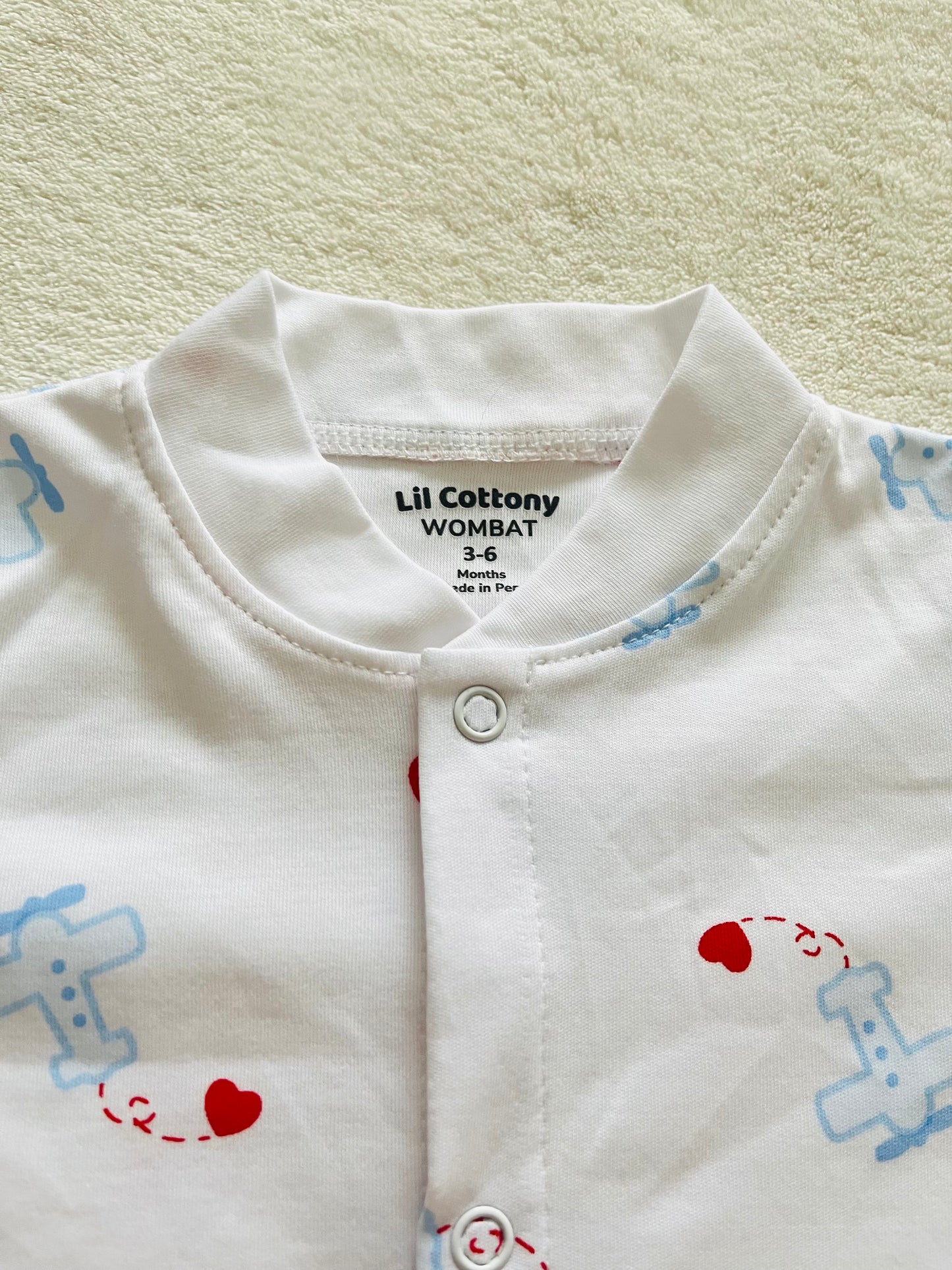Cotton Growsuit | Plane Design