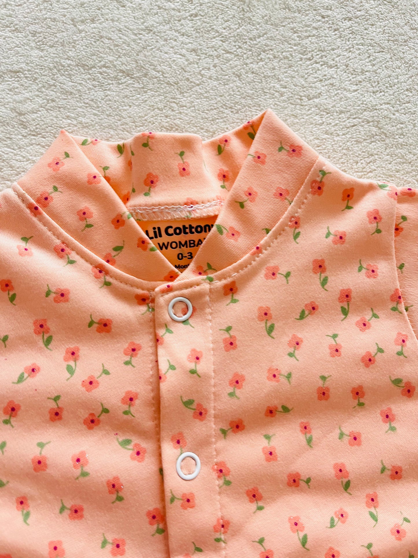 Cotton Growsuit | Flowers Design