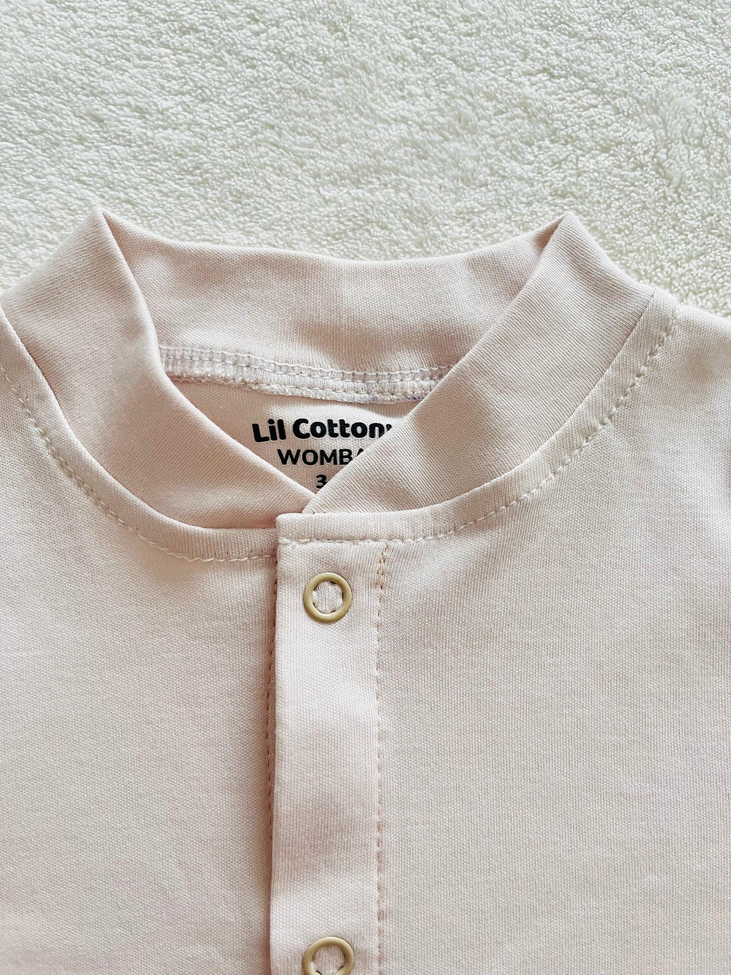Cotton Growsuit | Light Pink