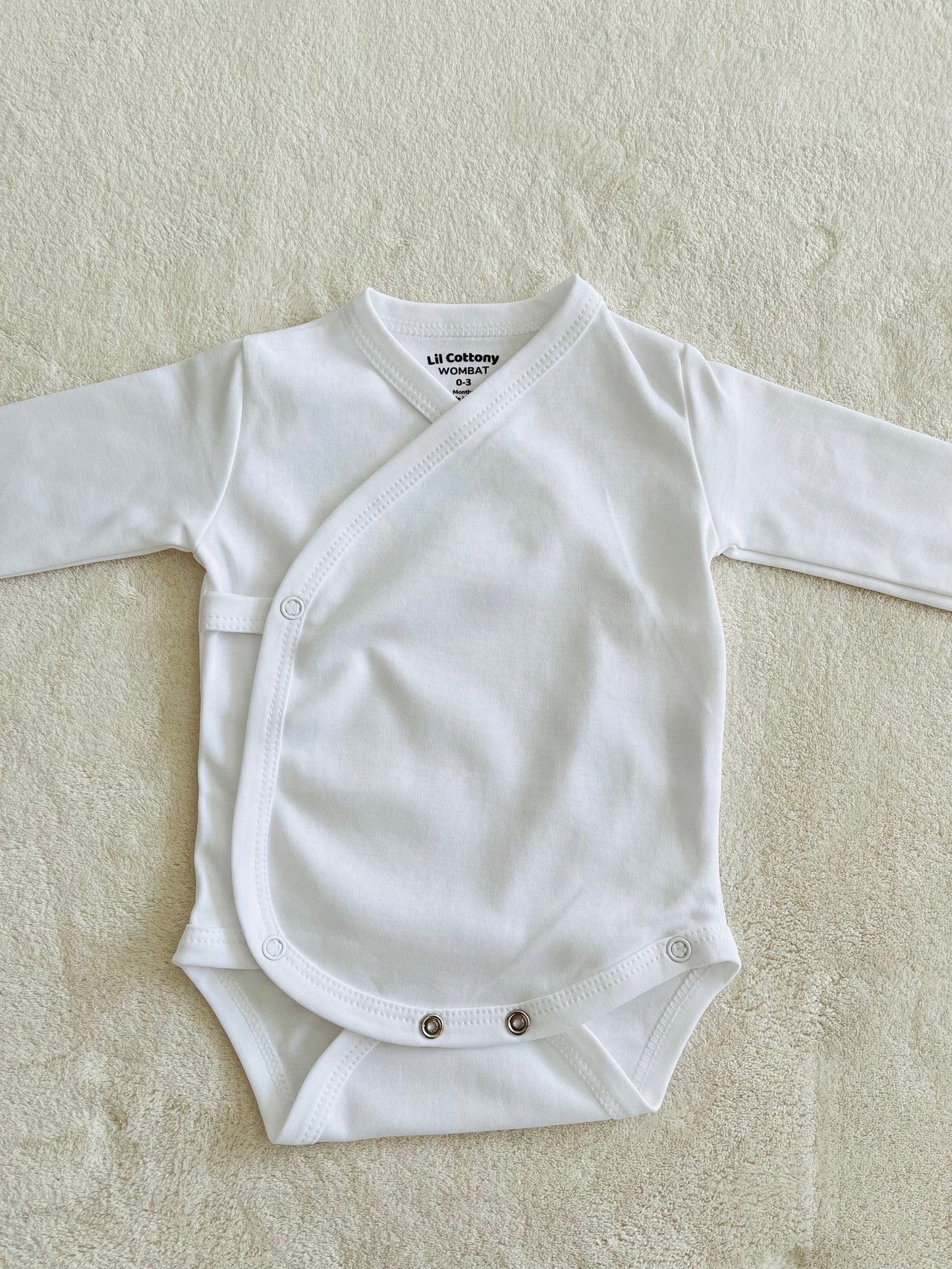 Cotton Singlet Bodysuit | White