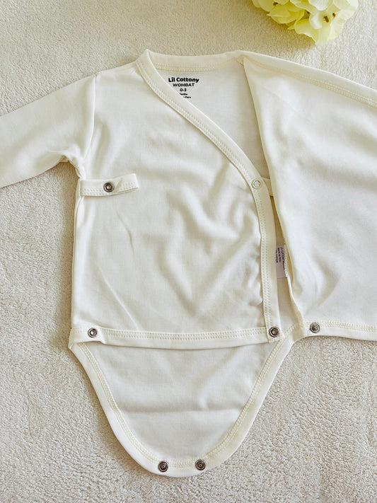 Cotton Singlet Bodysuit | Ivory