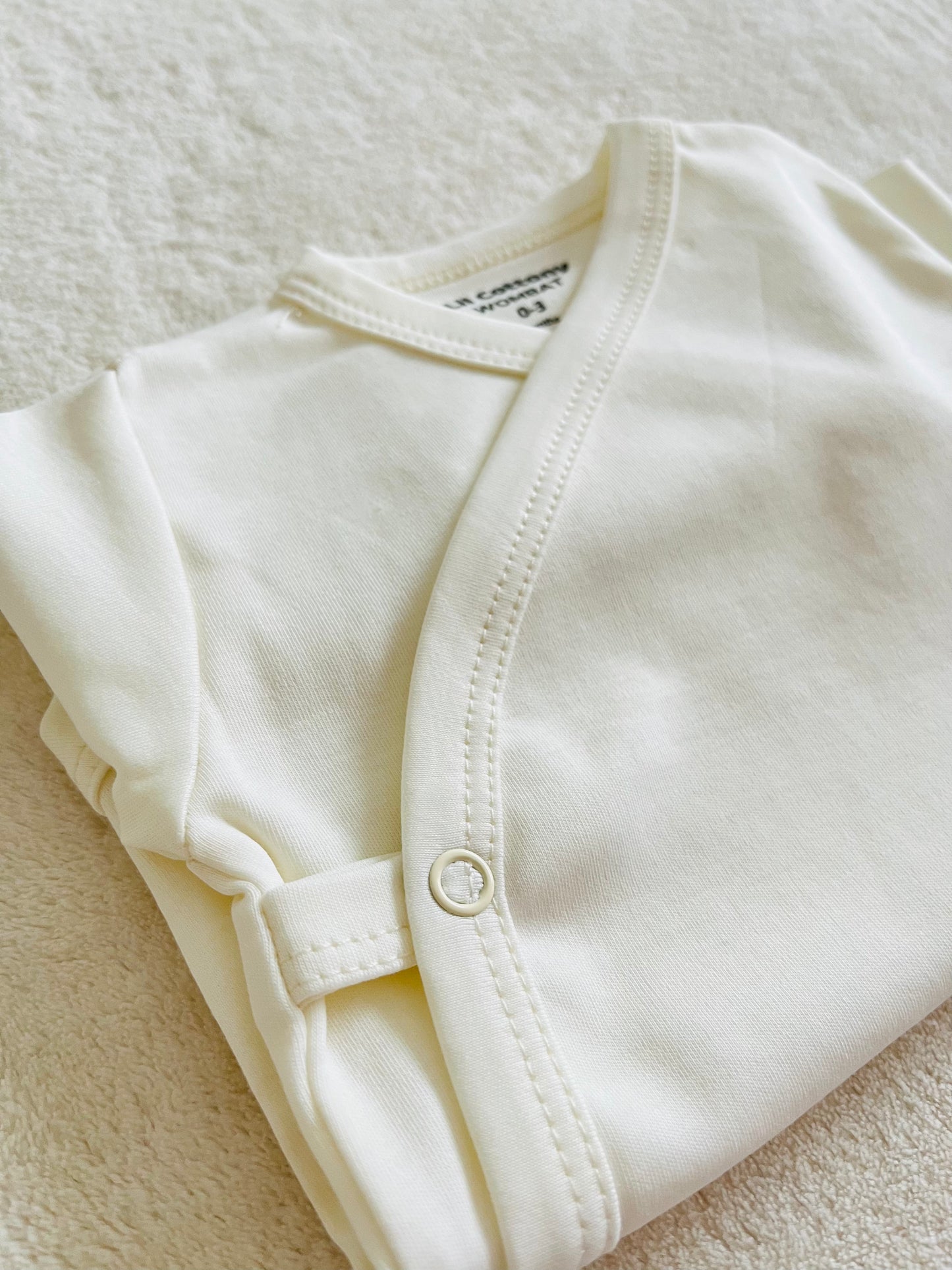 Cotton Singlet Bodysuit | Ivory
