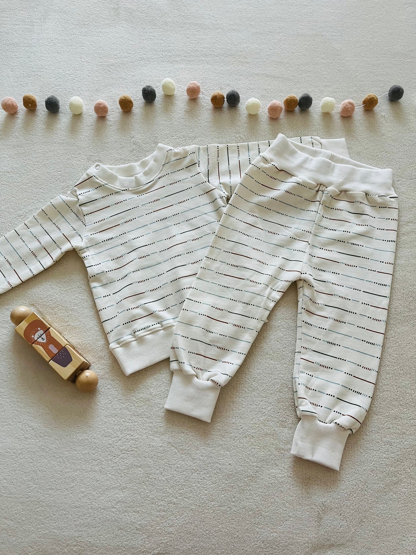 Long Sleeve Set | White