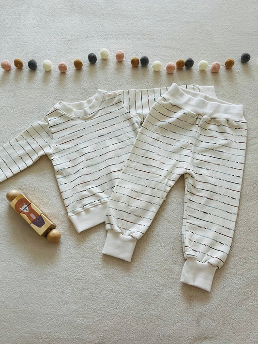 Long Sleeve Set | White